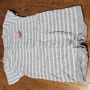 CARTERS DASDY'S TWAM BASEBALL ONEPIECE SHORTS OUTFIT SZ 9 MONTHS